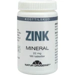 Zink Mineral 22 mg 100 tabletter